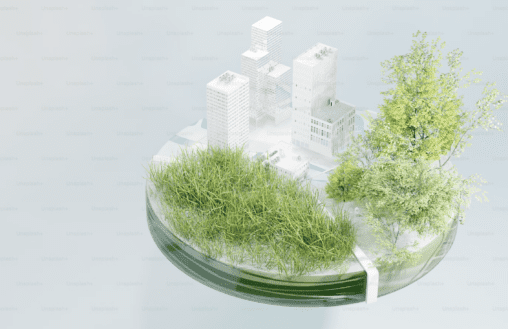 AI Utopia: Sustainable Future Landscapes for the Built Environment